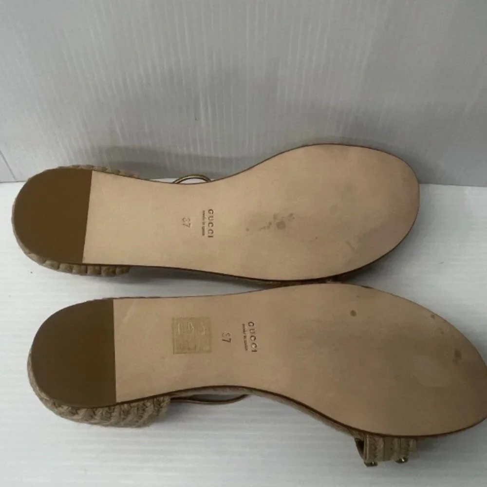 AUTHENTIC Gucci Carolina Espadrilles Sandals